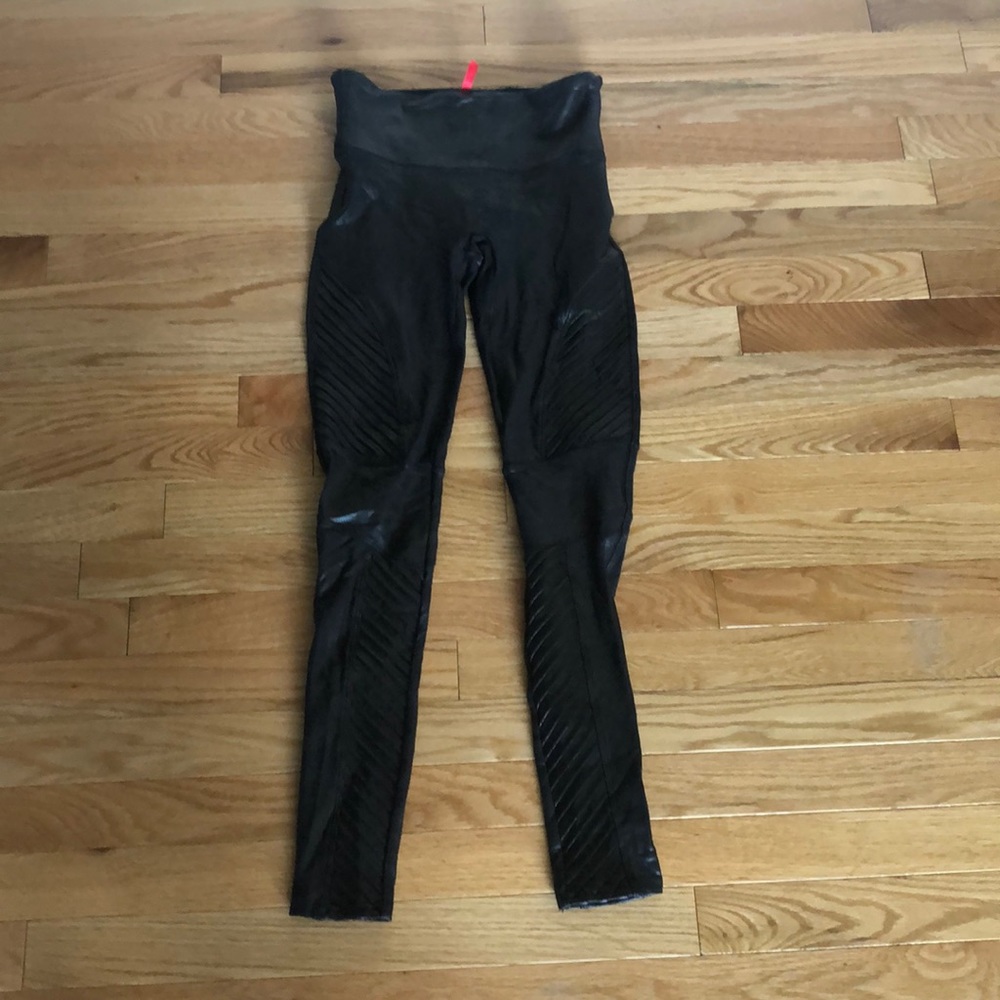 Spanx Faux Leather Moto Legging
